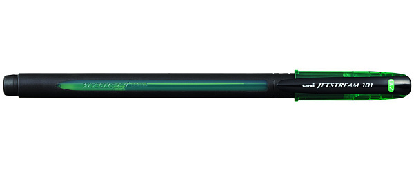 Ручка шариковая Uni JetstreamSX-101-07, 0.7 мм., цветчернил - зелёный