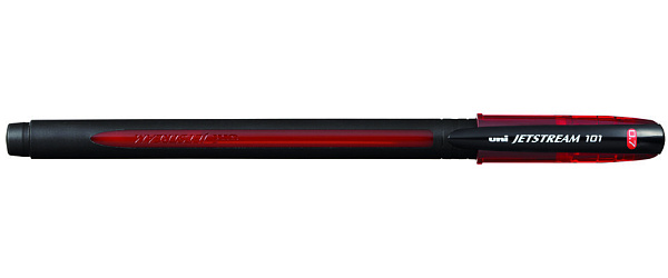 Ручка шариковая Uni JetstreamSX-101-07, 0.7 мм., цветчернил - красный