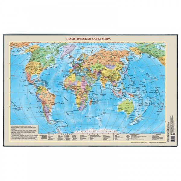 Настольное покрытие "Карта мира" 380*590