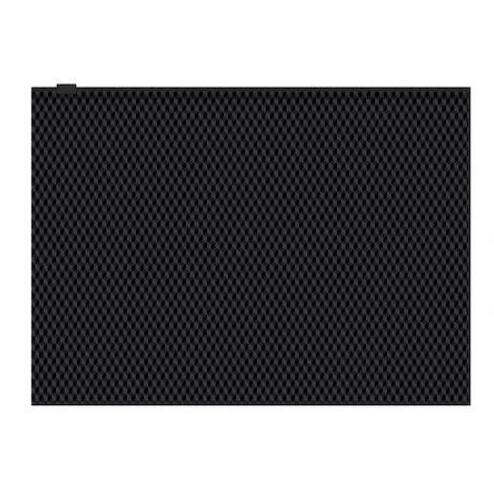 Папка на молнии В5 Zip-пакет ErichKrause® Diamond Total Black, непрозрачный, черный