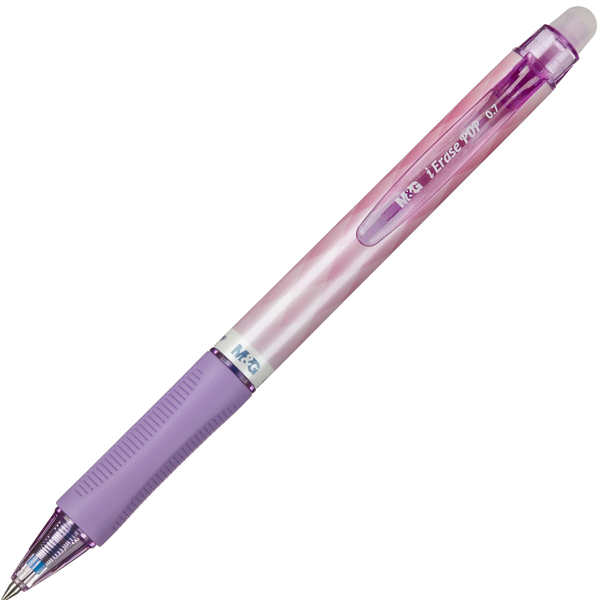 Ручка гелевая стираемая M&G автом, манж, 0,7 мм синяя в асс AKPH32R6D20796C